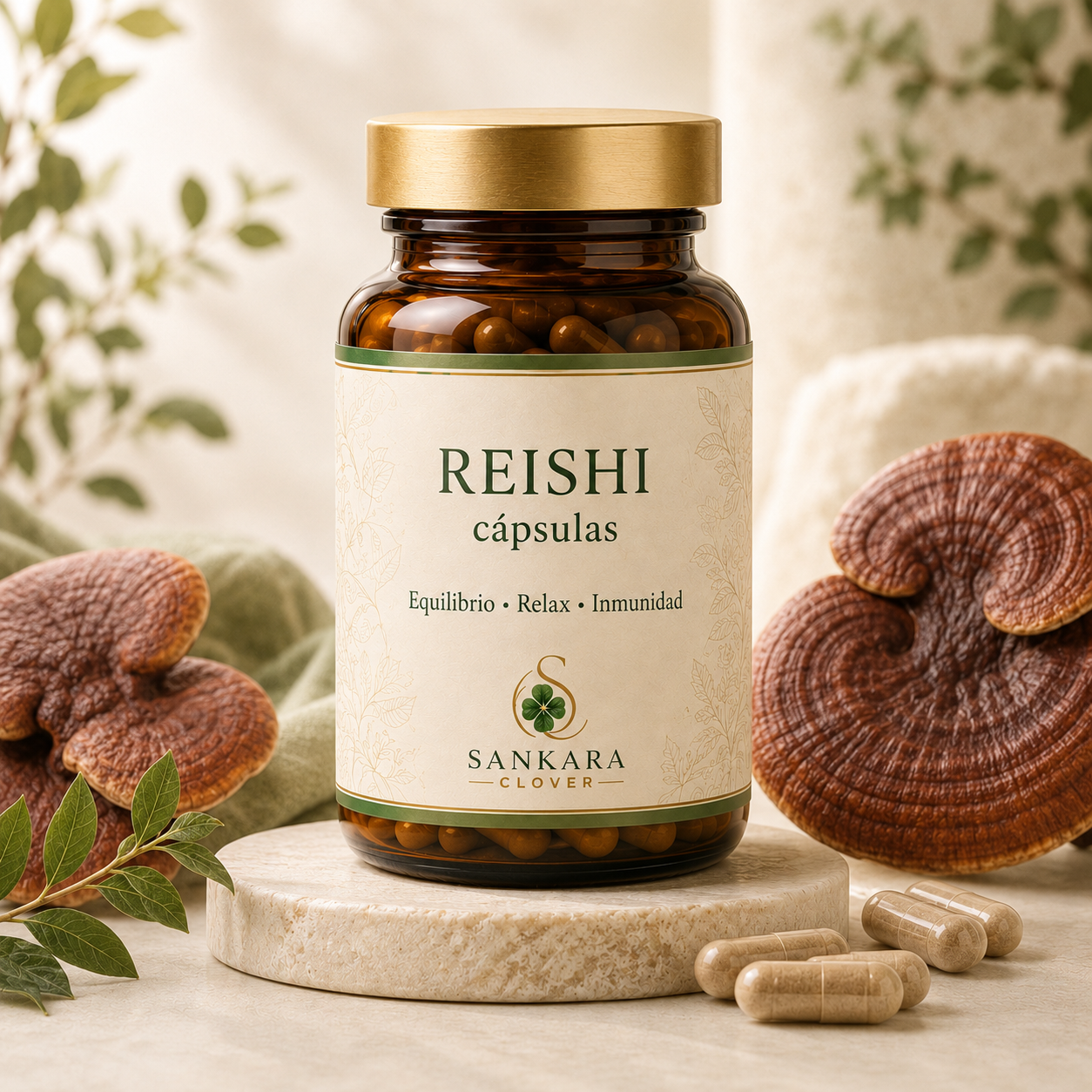 Reishi en Cápsulas | Equilibrio, Calma y Bienestar