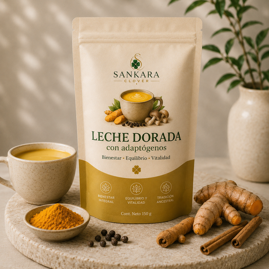 Leche Dorada con Adaptógenos | Bienestar, Equilibrio y Vitalidad