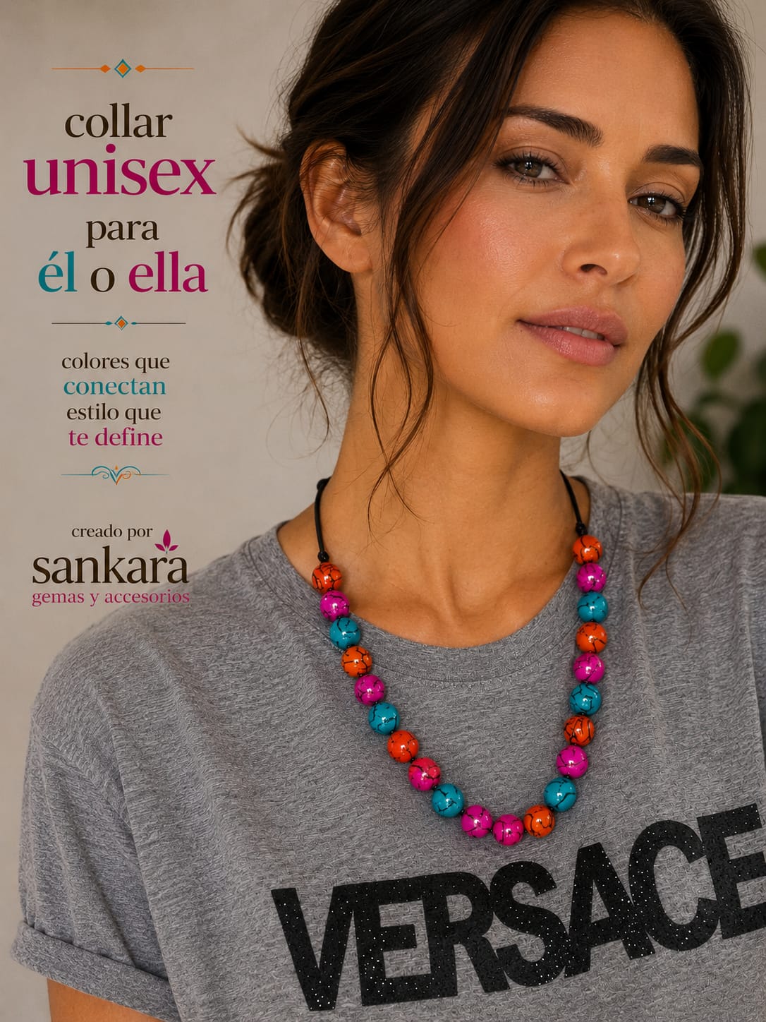Collar Unisex de Colores con Tawa