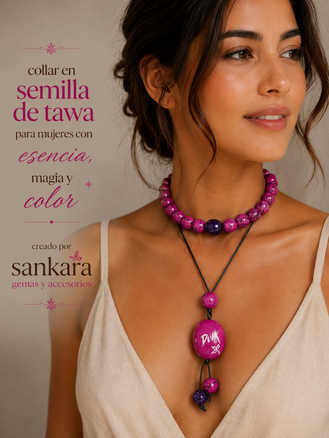 Collar Tawa Esencia, Magia y Color